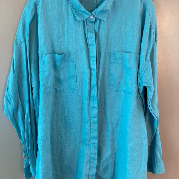 J.Jill Love linen blouse - Picture 2 of 2